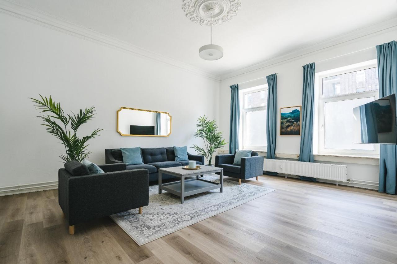 Zentral Gelegenes Premium-Apartment Mit Viel Tageslicht Гамбург Экстерьер фото